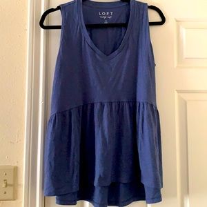 Peplum tank top NWOT